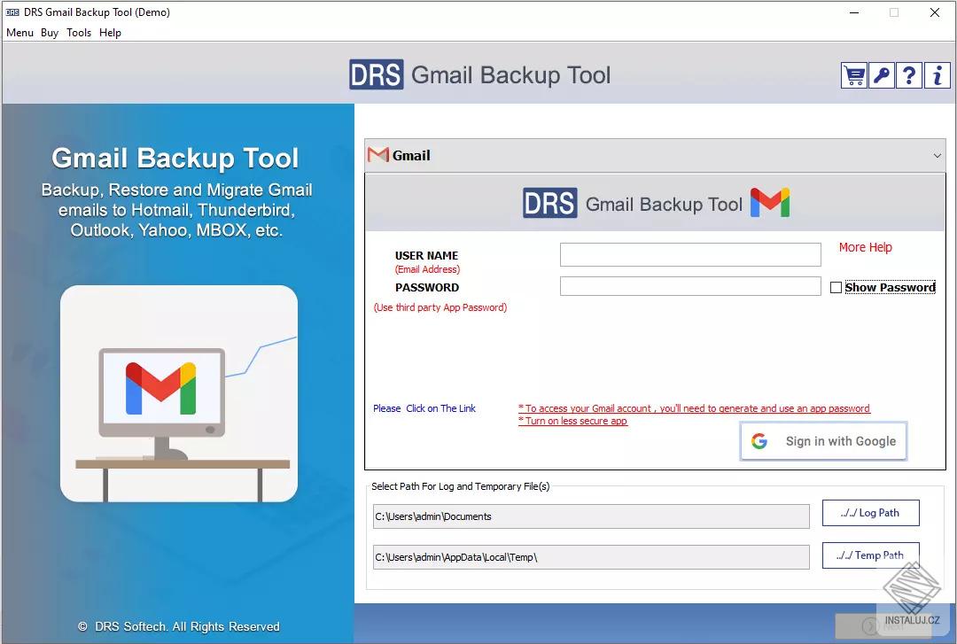 DRS Gmail Backup Tool