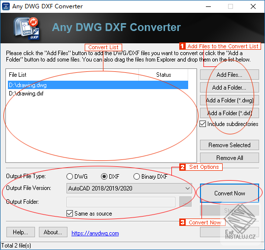 Any DWG DXF Converter