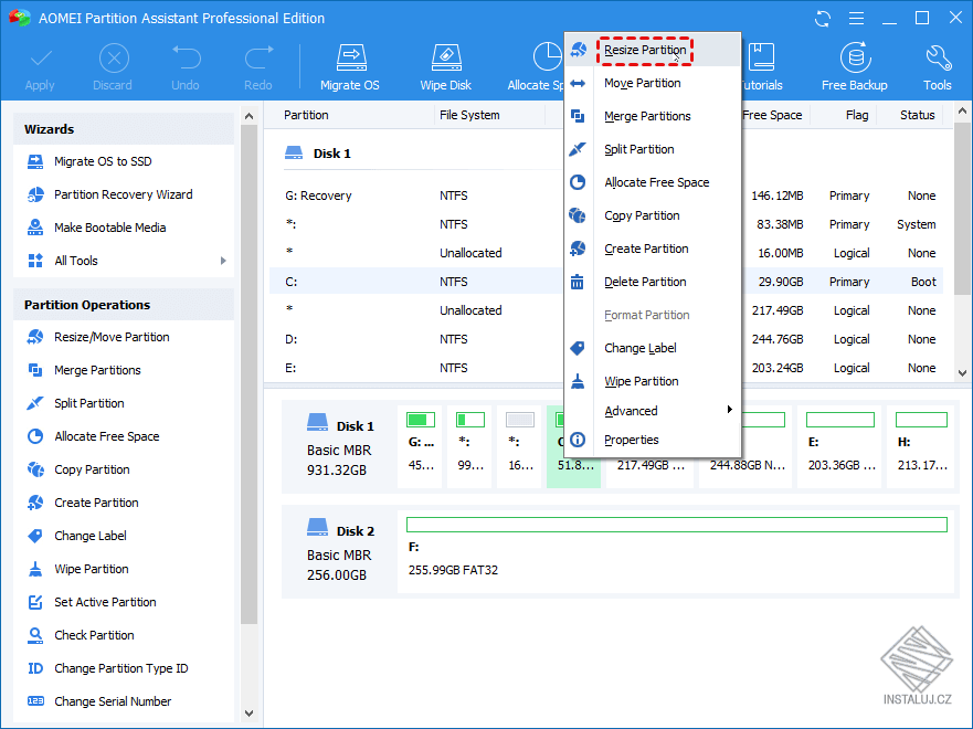AOMEI Partition Assistant Professional
