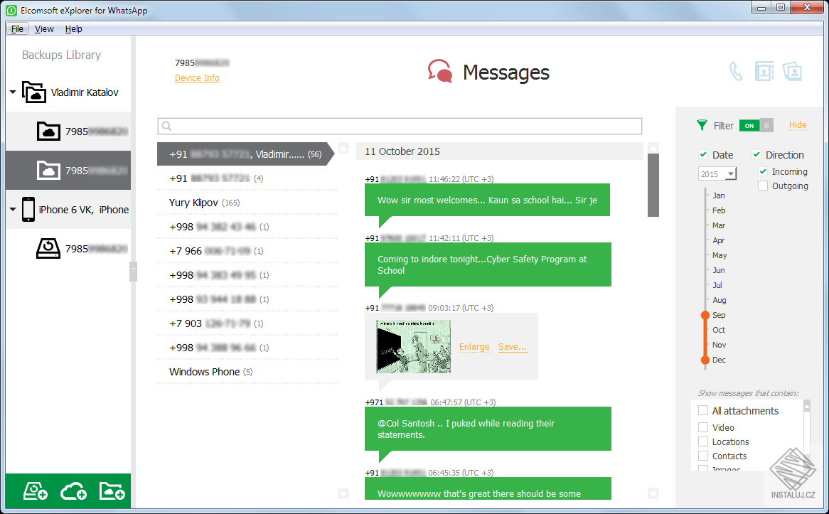 Elcomsoft Explorer for WhatsApp