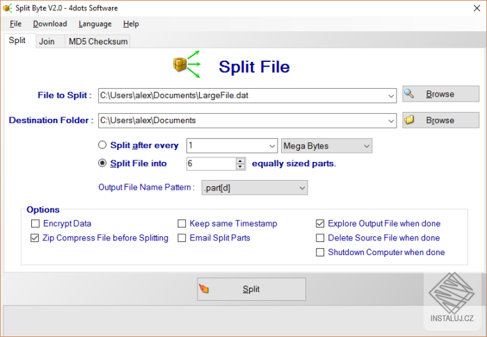 Split Byte