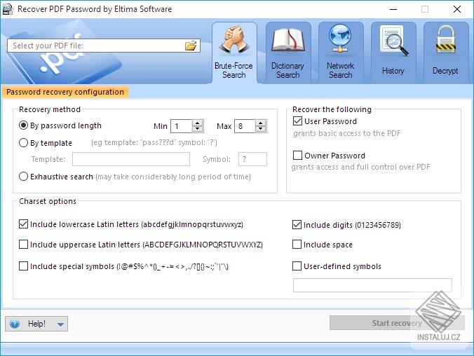 Recover PDF Password