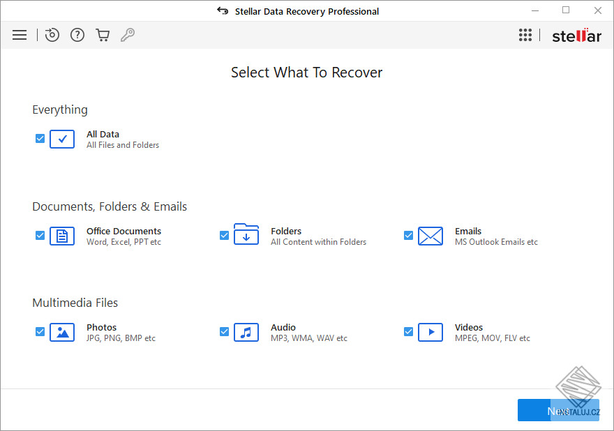 Stellar Data Recovery Professional