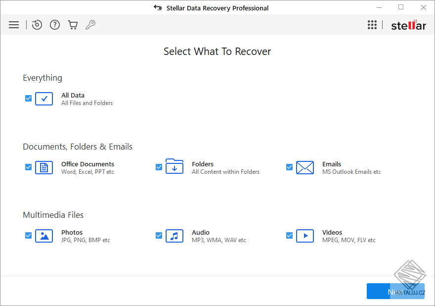 Stellar Data Recovery Professional Windows