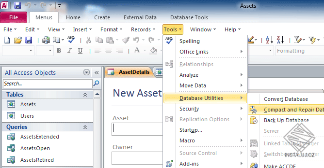 Classic Menu for Access 2010 and 2013