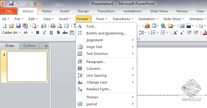 Classic Menu for PowerPoint 2010 and 2013