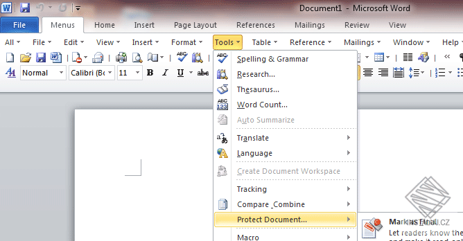 Classic Menu for Word 2010 and 2013