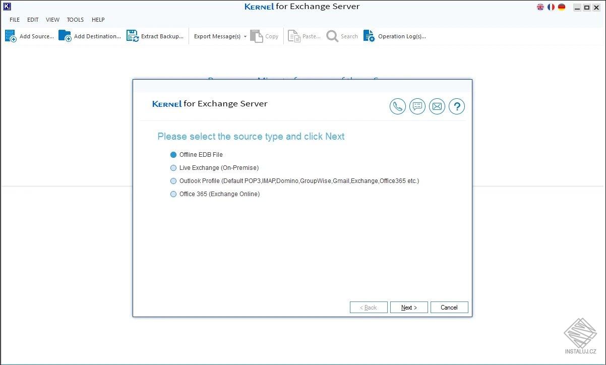 Kernel for EDB to PST Converter
