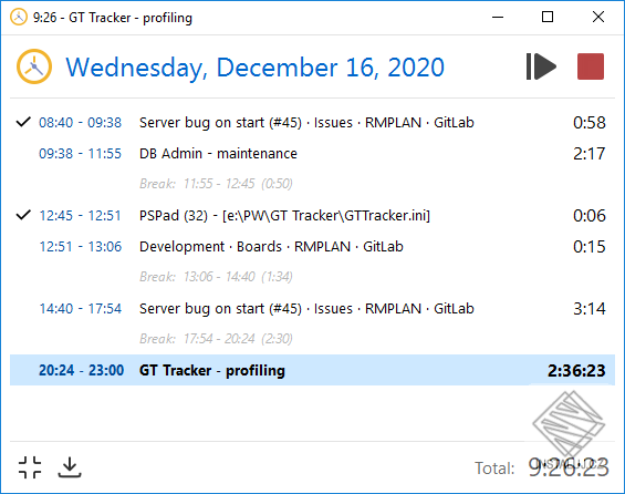 GT Tracker - Portable