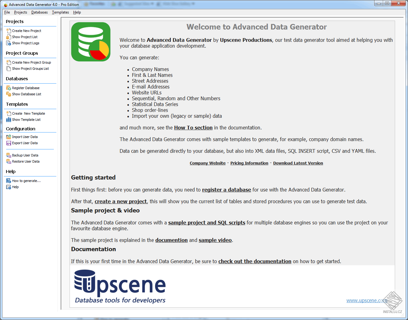 Advanced Data Generator