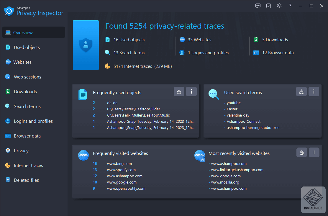 Ashampoo Privacy Inspector