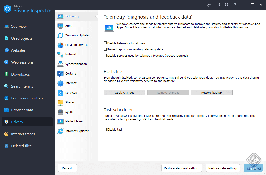 Ashampoo Privacy Inspector