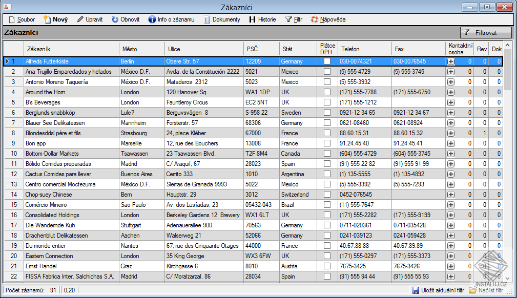 Evidence zakázek a poptávek