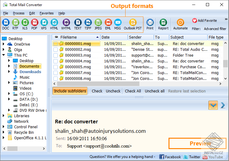 Total Mail Converter