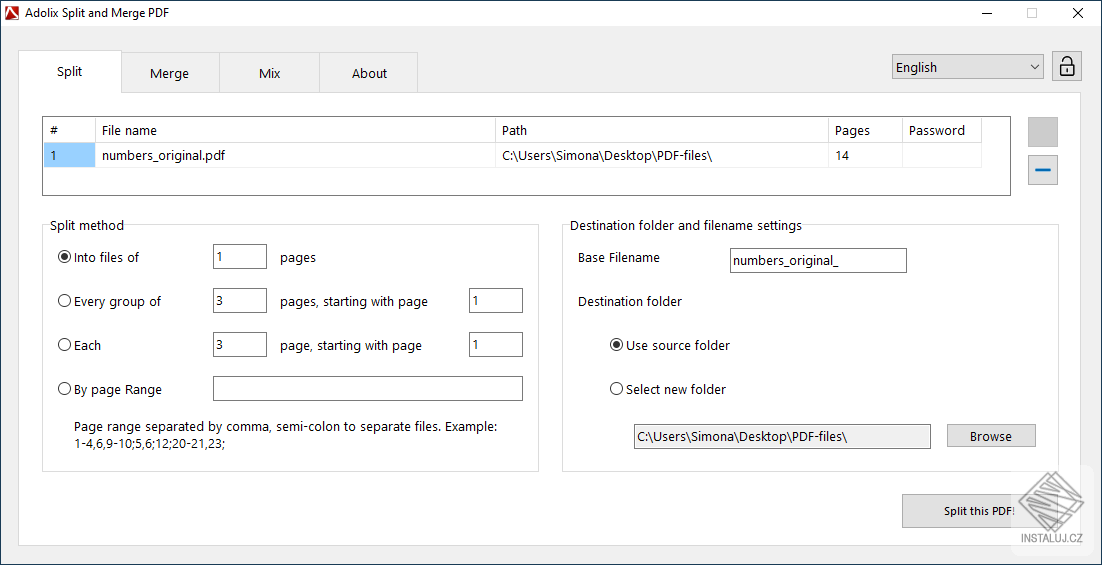 Adolix Split and Merge PDF