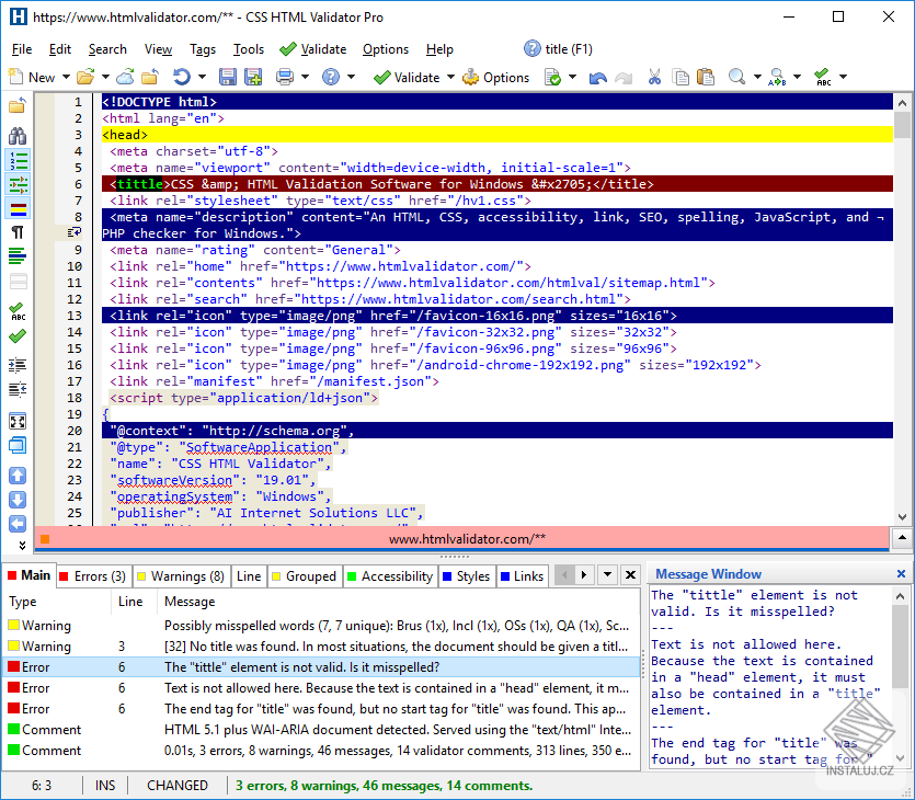 CSS HTML Validator Professional
