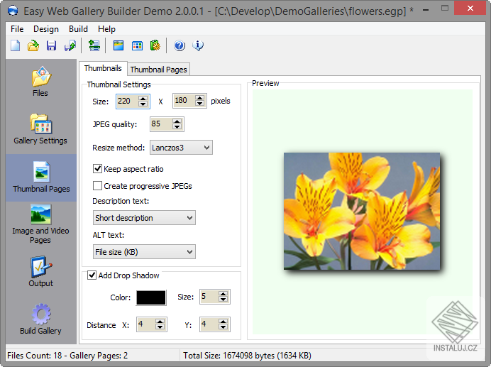 Easy Web Gallery Builder