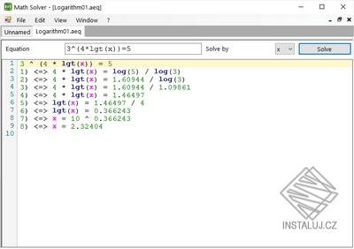 Alternate Math Solver