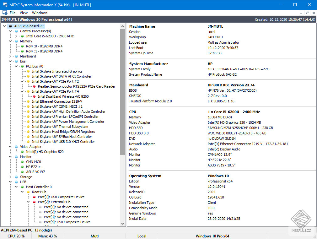 System Information X