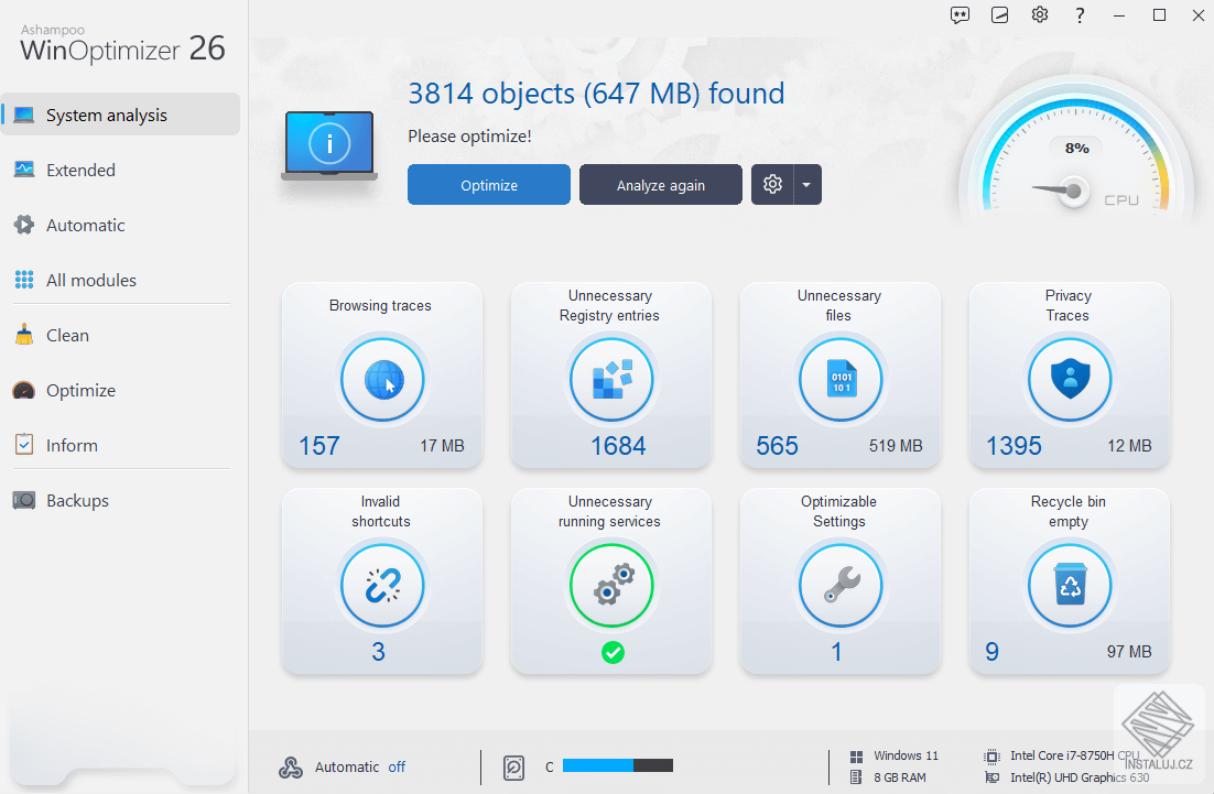 Ashampoo WinOptimizer