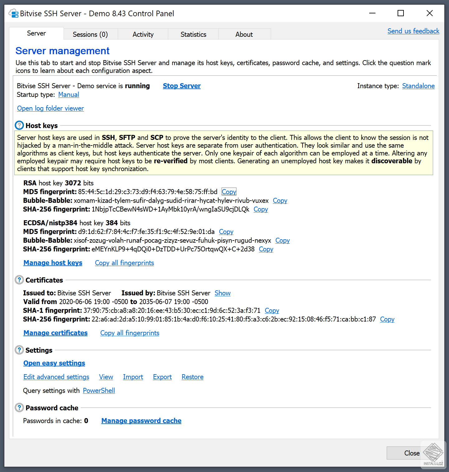 Bitvise SSH Client