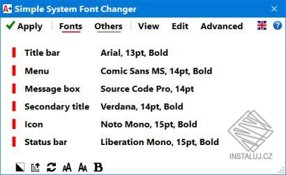Simple System Font Changer