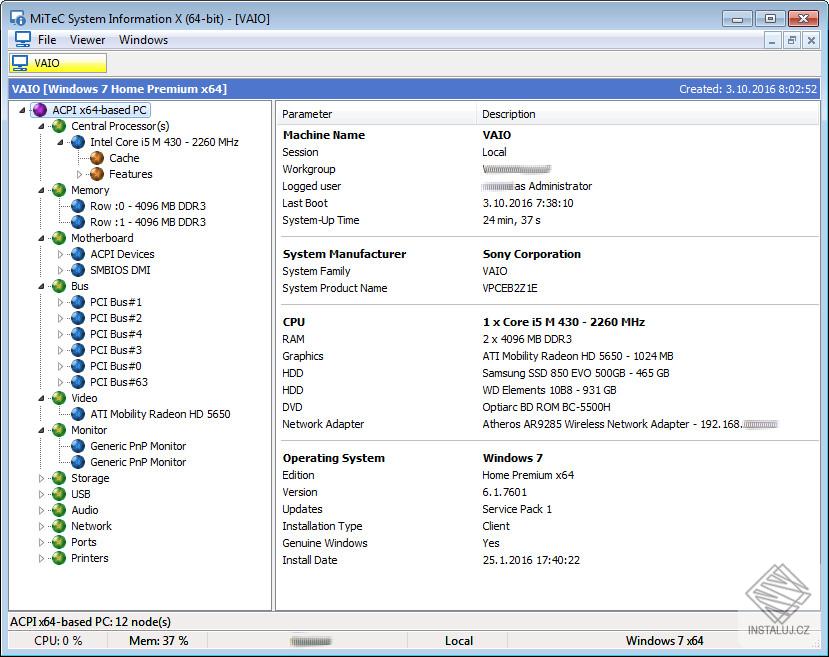 MiTeC System Information X