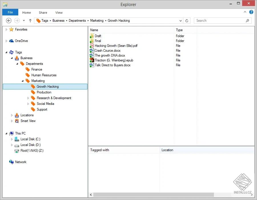 Tagging for Windows