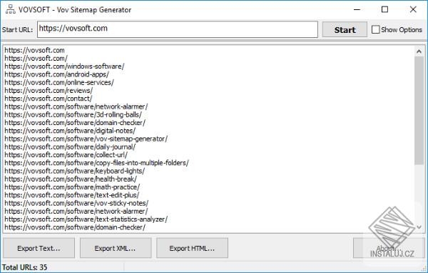 Vov Sitemap Generator