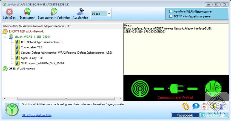 abylon WLAN-LIVE-SCANNER