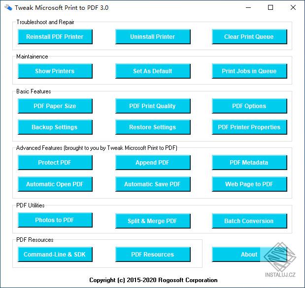 Tweak Microsoft Print to PDF