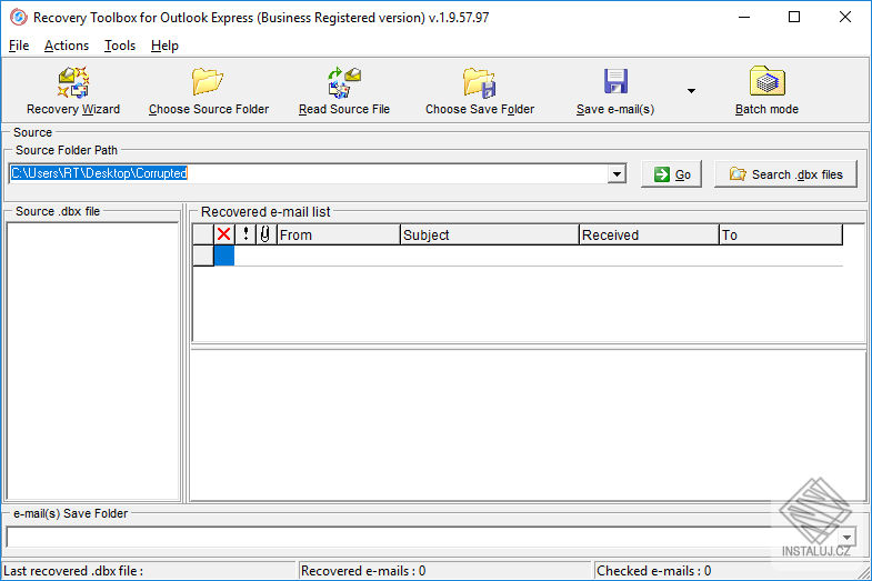 Recovery Toolbox for Outlook Express