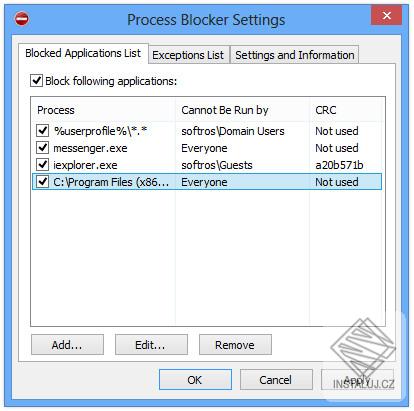 Process Blocker