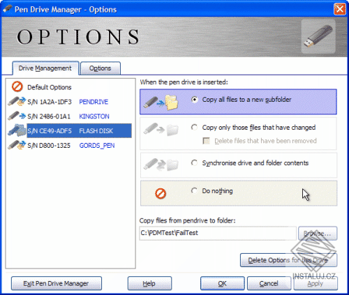 Pen Drive Manager