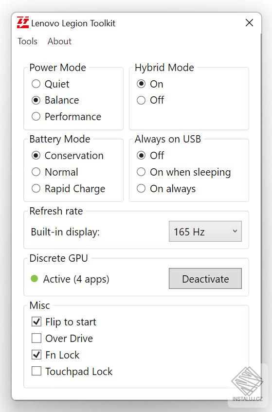 Lenovo Legion Toolkit