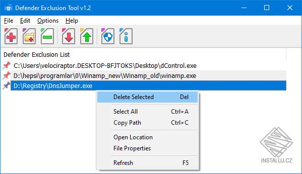 Defender Exclusion Tool