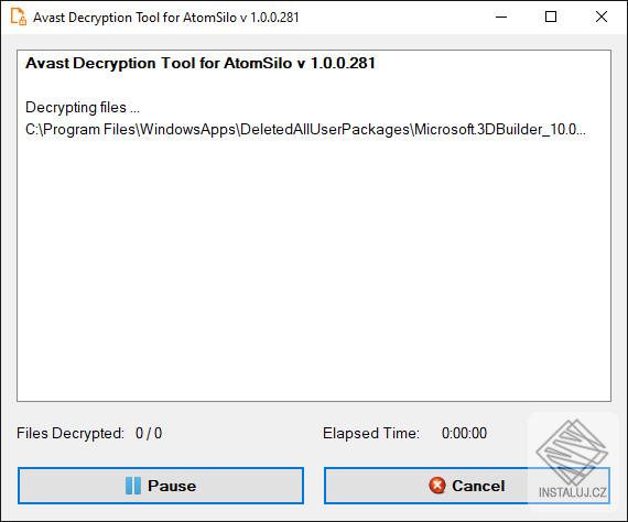 Avast Decryption Tool for AtomSilo