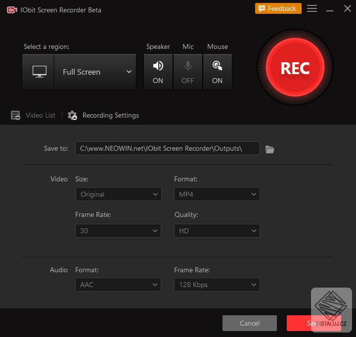 IObit Screen Recorder
