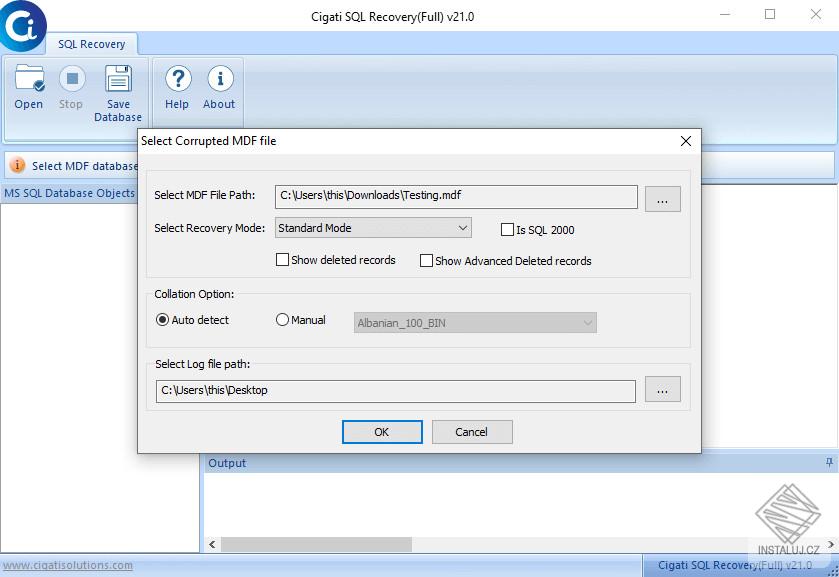 Cigati SQL Recovery