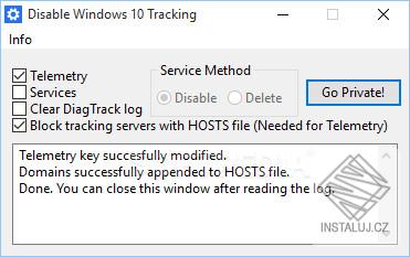DisableWinTracking