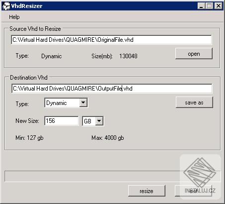 VhdResizer