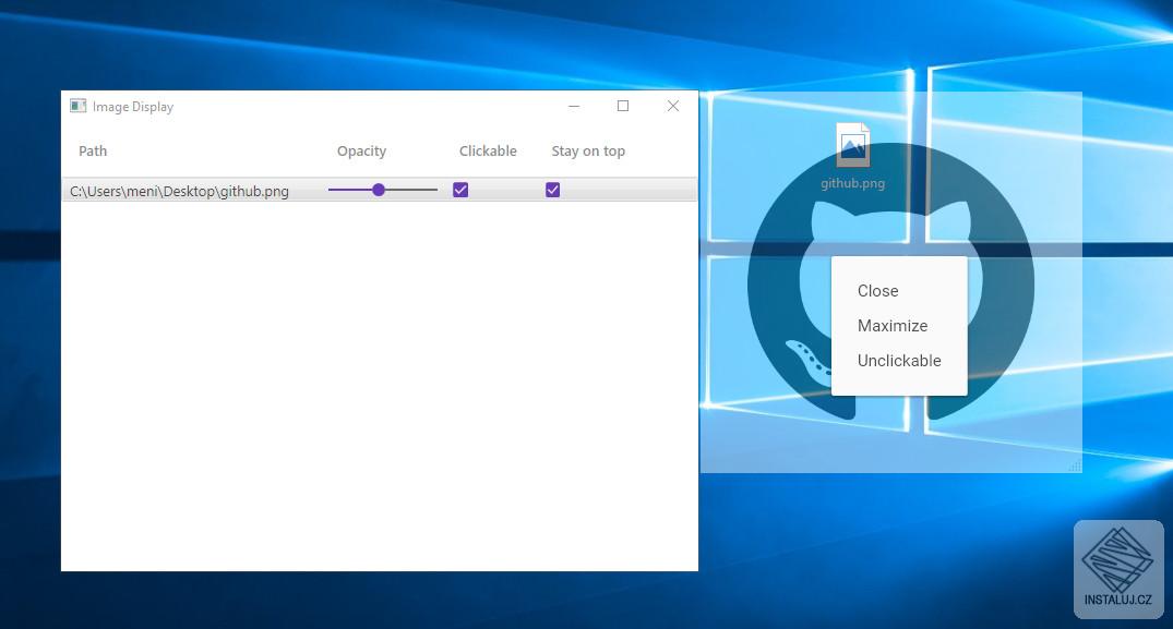 SemiTransparentImgDisplay