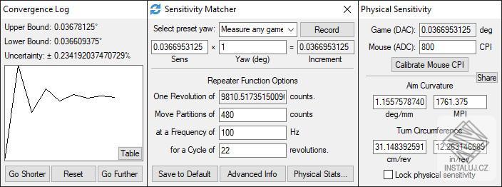 Sensitivity Matcher
