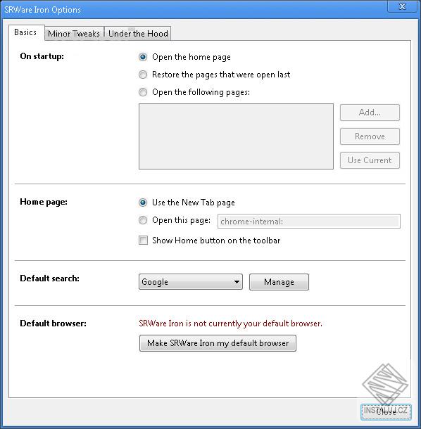 SRWare Iron Portable