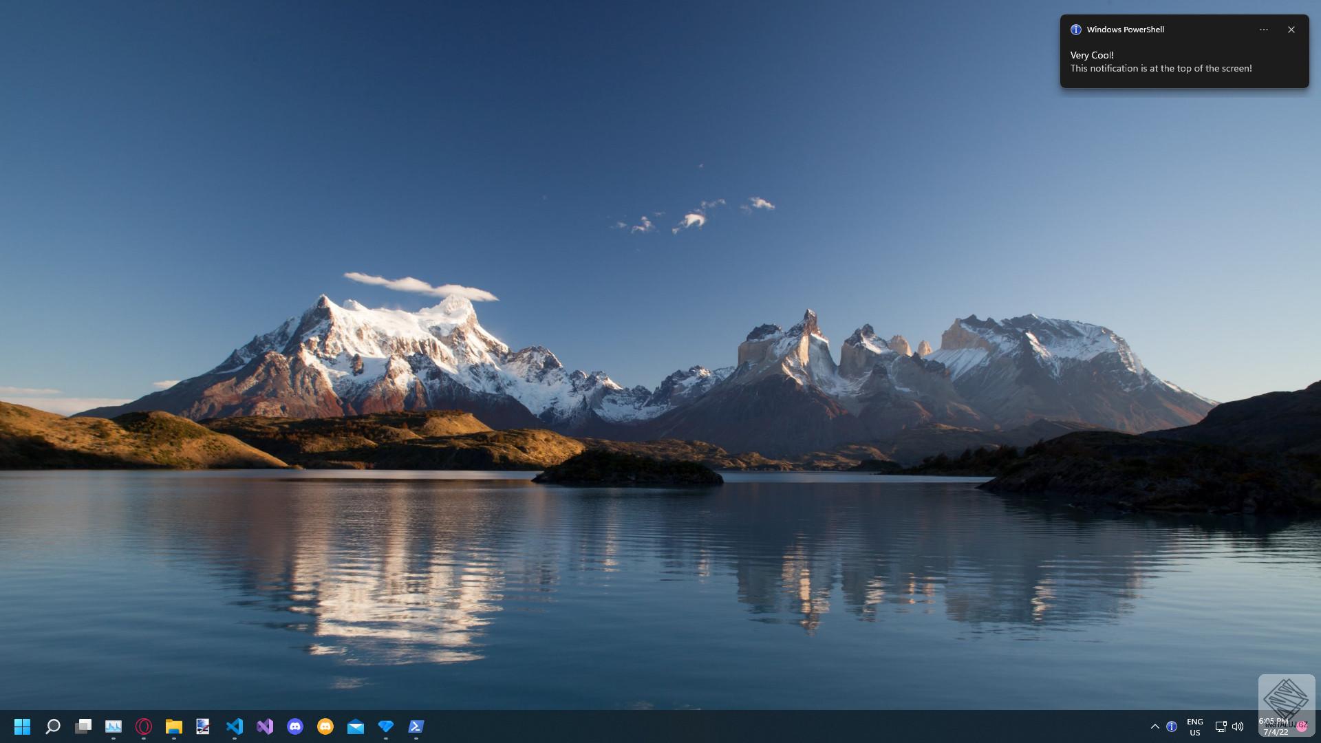 Notifications At The Top Of The Screen