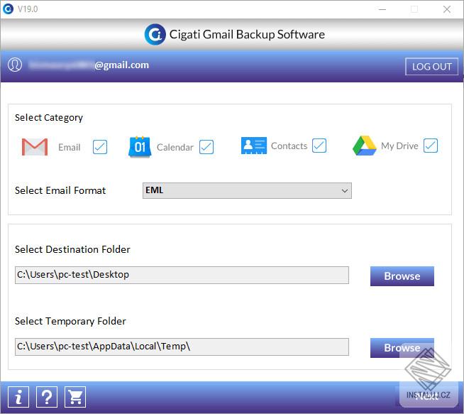 Cigati Gmail Backup Tool