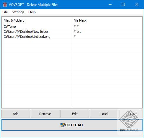 Delete Multiple Files
