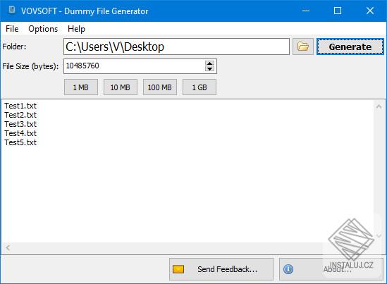Dummy File Generator