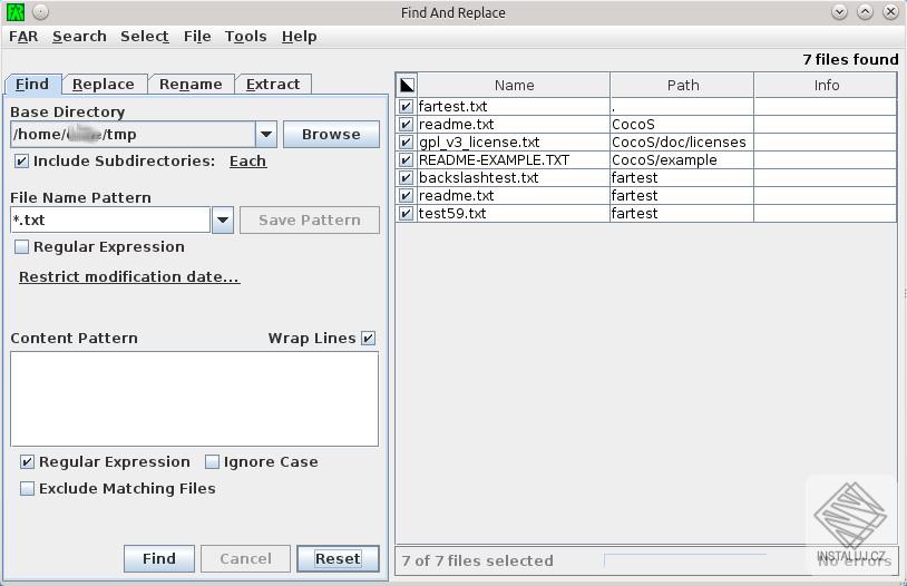 FAR - Find And Replace