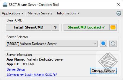 Steam Server Creation Tool